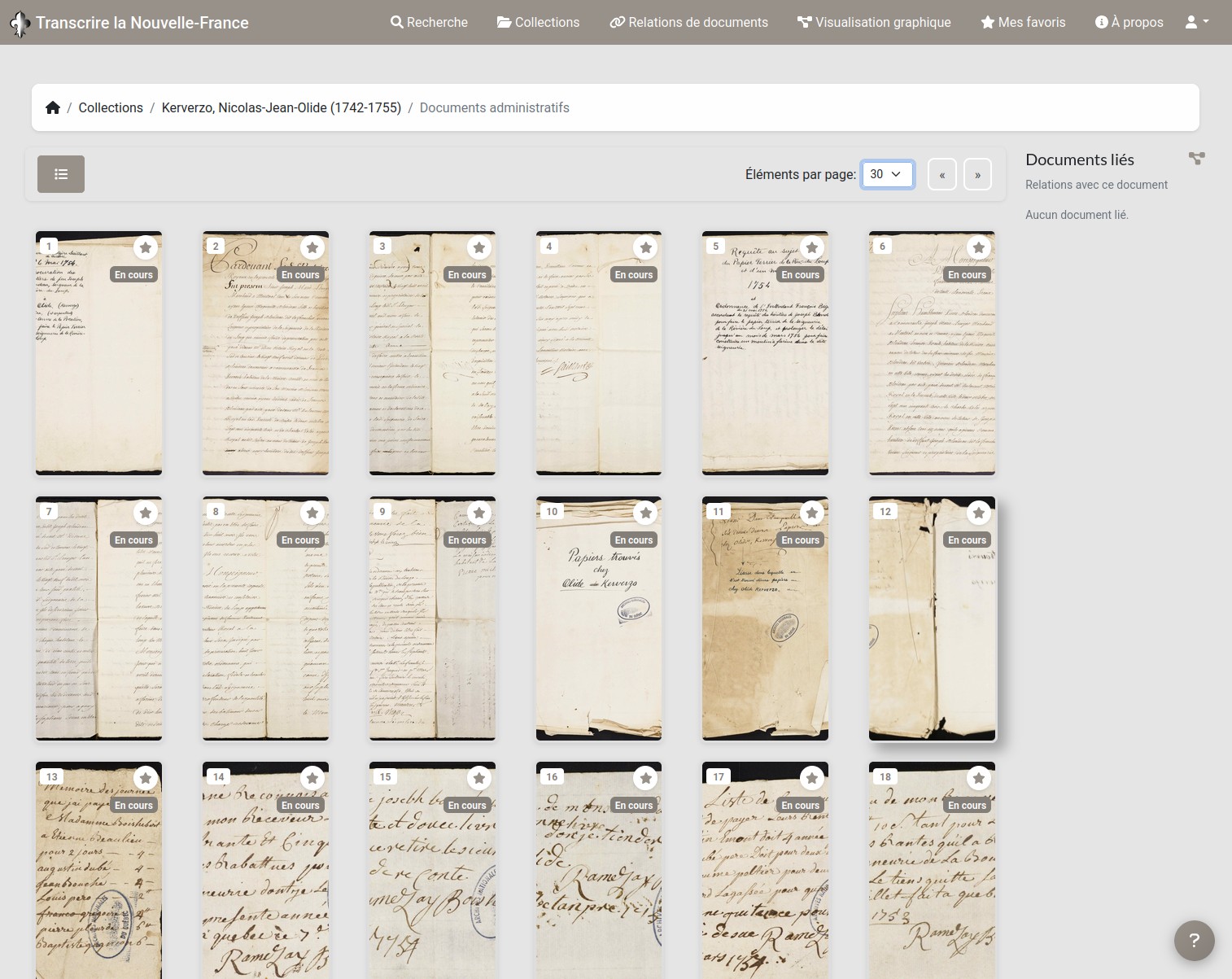 Transcrire la Nouvelle-France (TNF)